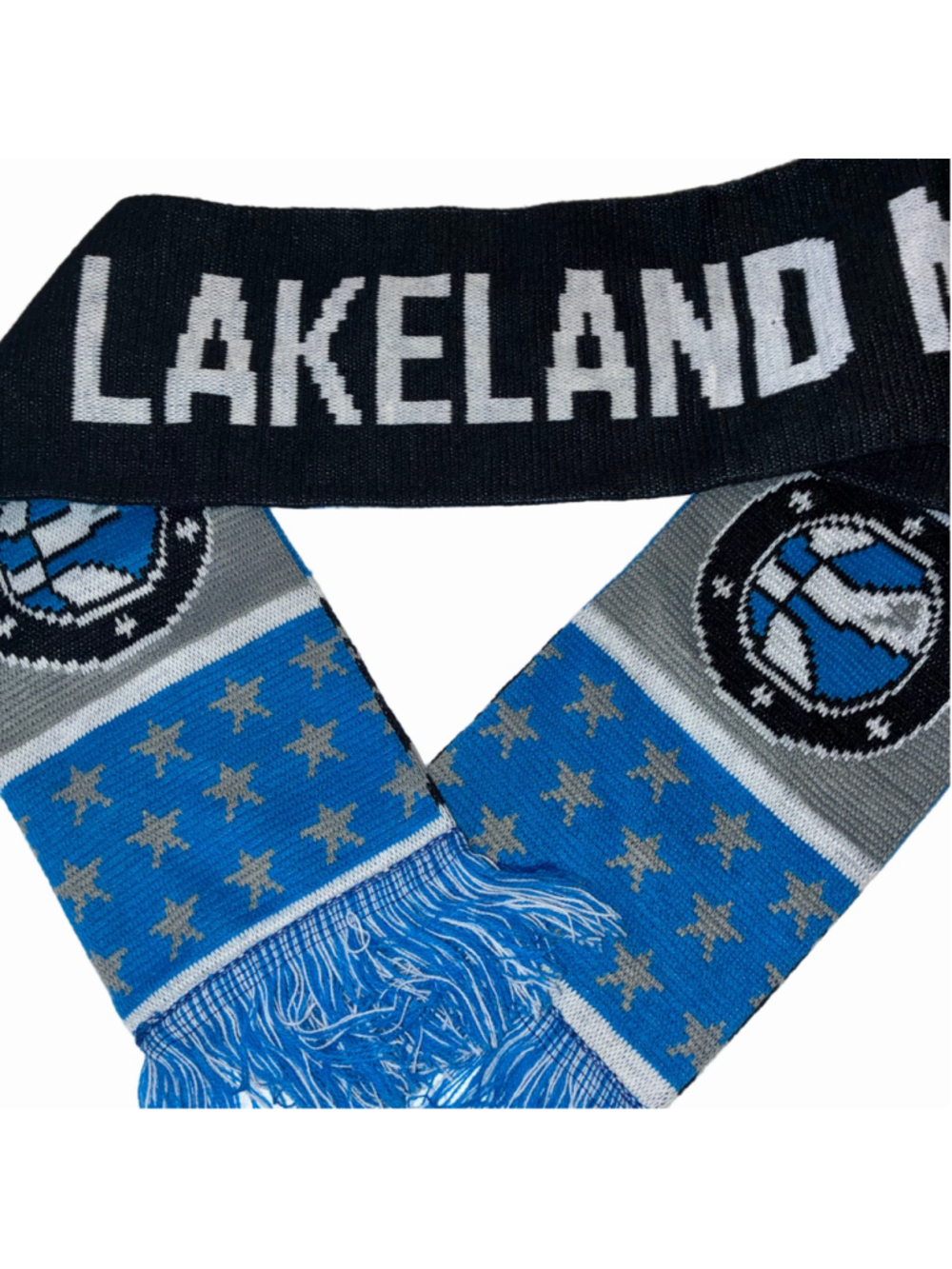 Lakeland Magic NBA G League Knit Scarf One Size Blue Black